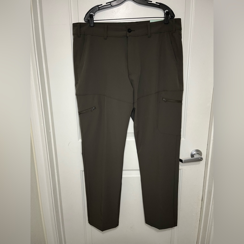 Nwt Magellan Hickory Canyon Hiking Pants Men’s 38w Moisture Wicking Dark Brown